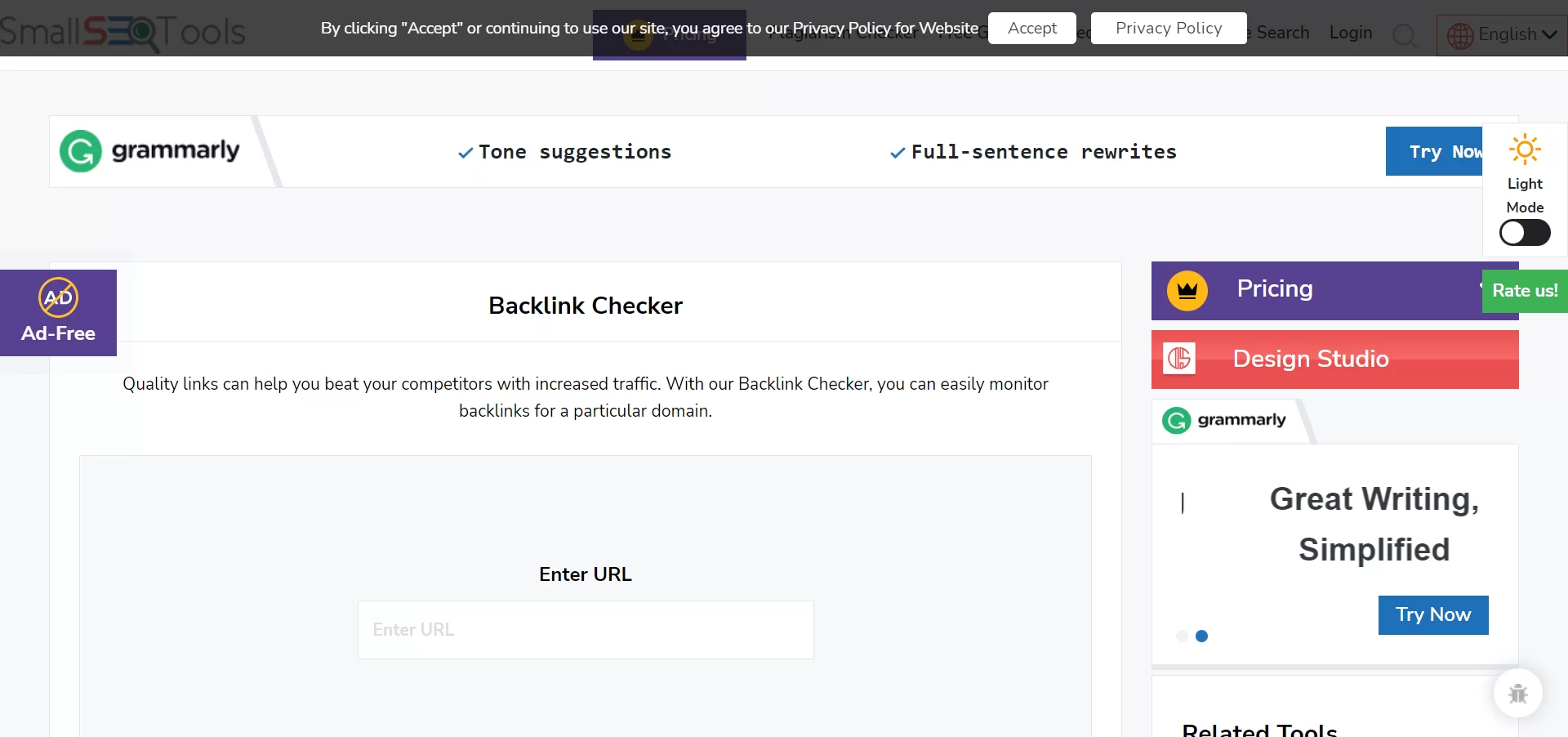 Small SEO Tool